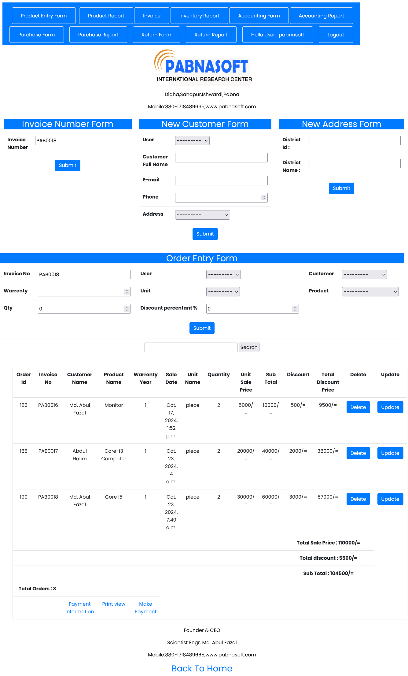 invoice